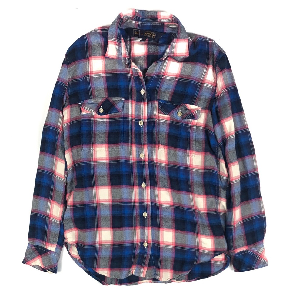 Gap + Pendleton Shirt Collab Plaid Button Down - image 1